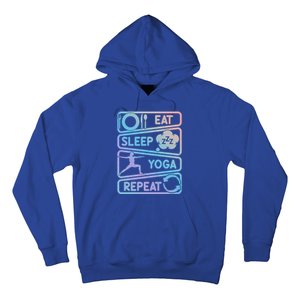 Eat Sleep Yoga Repeat Funny Meditation Meaningful Gift Hoodie