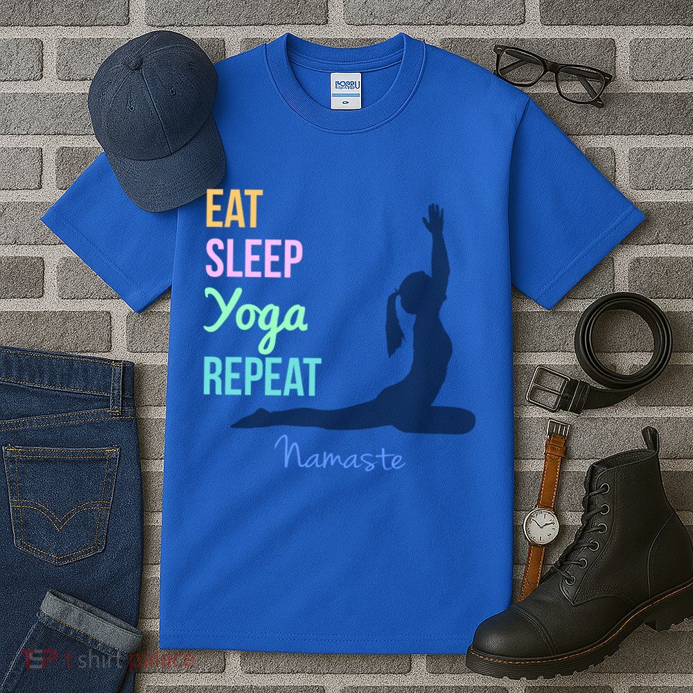 Eat Sleep Yoga Repeat Trendy Yoga Instructor Gift Cute Gift Tall T-Shirt