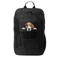 Every Snack You Make Every Meal You Bake Funny Beagle City Backpack