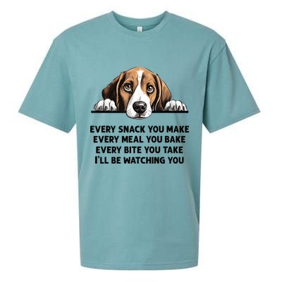 Every Snack You Make Every Meal You Bake Funny Beagle Sueded Cloud Jersey T-Shirt