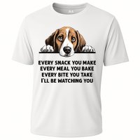 Every Snack You Make Every Meal You Bake Funny Beagle Cooling Performance Crew T-Shirt