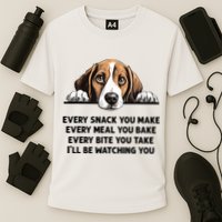 Every Snack You Make Every Meal You Bake Funny Beagle Cooling Performance Crew T-Shirt