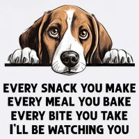 Every Snack You Make Every Meal You Bake Funny Beagle Cooling Performance Crew T-Shirt