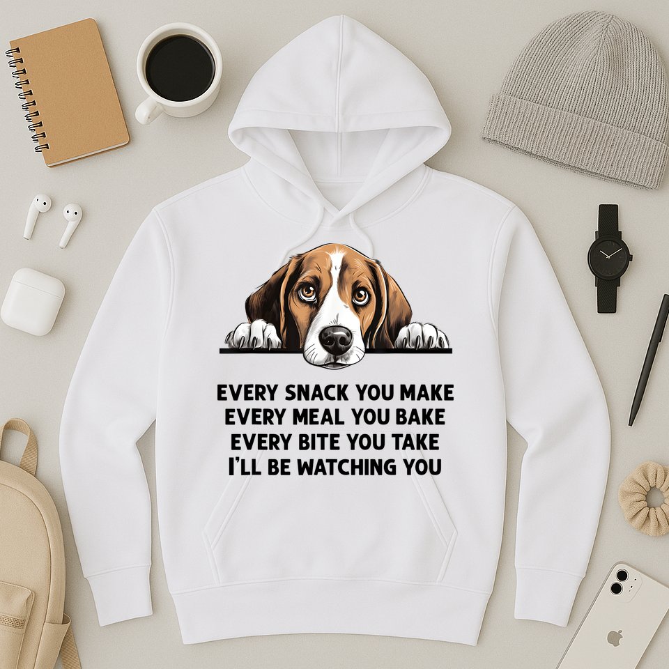 Every Snack You Make Every Meal You Bake Funny Beagle Hoodie