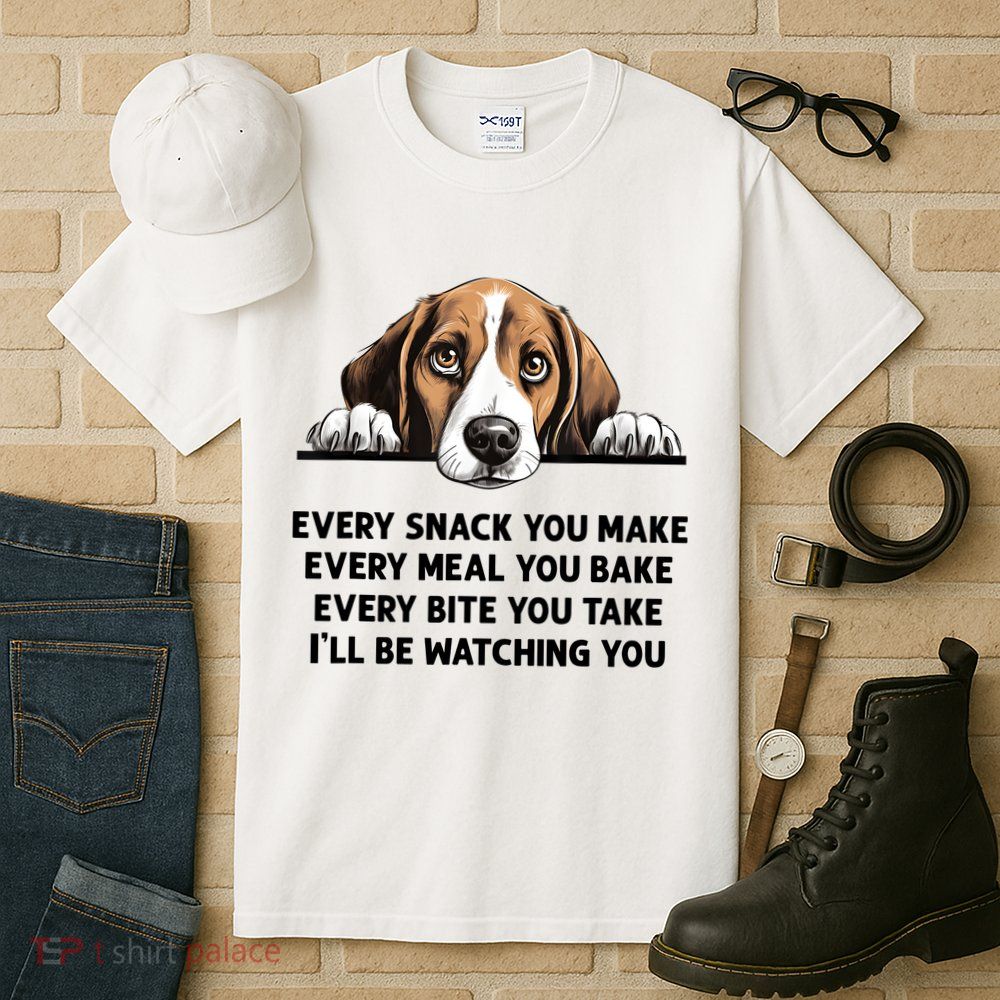 Every Snack You Make Every Meal You Bake Funny Beagle Tall T-Shirt