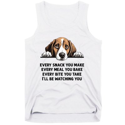 Every Snack You Make Every Meal You Bake Funny Beagle Tank Top