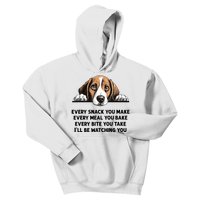 Every Snack You Make Every Meal You Bake Funny Beagle Kids Hoodie