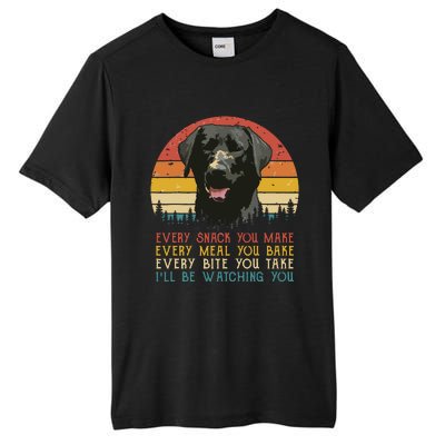 Every Snack You Make Dog Black Labrador Retriever Tall Fusion ChromaSoft Performance T-Shirt