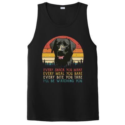 Every Snack You Make Dog Black Labrador Retriever PosiCharge Competitor Tank