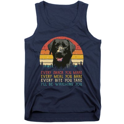 Every Snack You Make Dog Black Labrador Retriever Tank Top