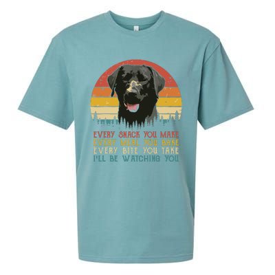 Every Snack You Make Dog Black Labrador Retriever Sueded Cloud Jersey T-Shirt