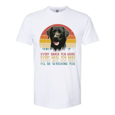 Every Snack You Make Dog Black Labrador Retriever Softstyle CVC T-Shirt