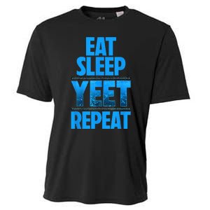 Eat Sleep Yeet Repeat Cooling Performance Crew T-Shirt