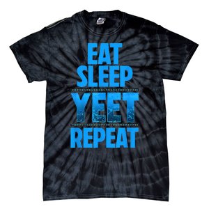 Eat Sleep Yeet Repeat Tie-Dye T-Shirt