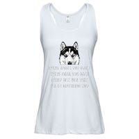 Every snack you make Every meal you bake Siberian Husky Ladies Essential Flowy Tank