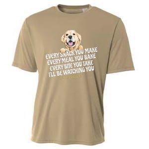 Every Snack You Make For Funny Dog Lover Life Is Golden Gift Cooling Performance Crew T-Shirt