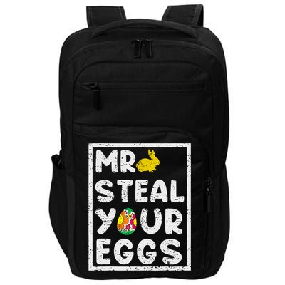 Easter Steal Your Eggs Funny Spring Humor Impact Tech Backpack