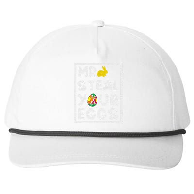 Easter Steal Your Eggs Funny Spring Humor Snapback Five-Panel Rope Hat