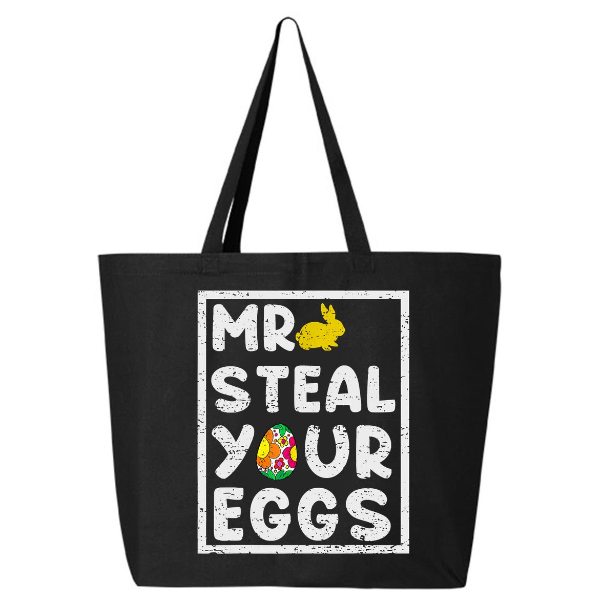 Easter Steal Your Eggs Funny Spring Humor 25L Jumbo Tote