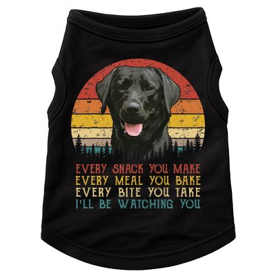 Every Snack You Make Dog Black Labrador Retriever Doggie Tank