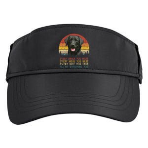 Every Snack You Make Dog Black Labrador Retriever Adult Drive Performance Visor