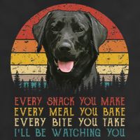 Every Snack You Make Dog Black Labrador Retriever Adult Drive Performance Visor