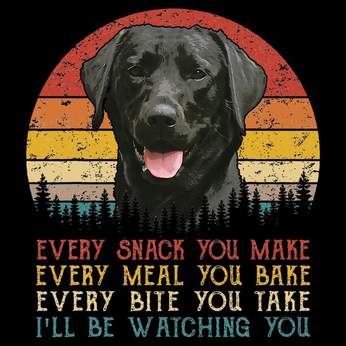 Every Snack You Make Dog Black Labrador Retriever Baby Bodysuit