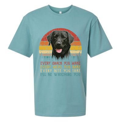 Every Snack You Make Dog Black Labrador Retriever Sueded Cloud Jersey T-Shirt