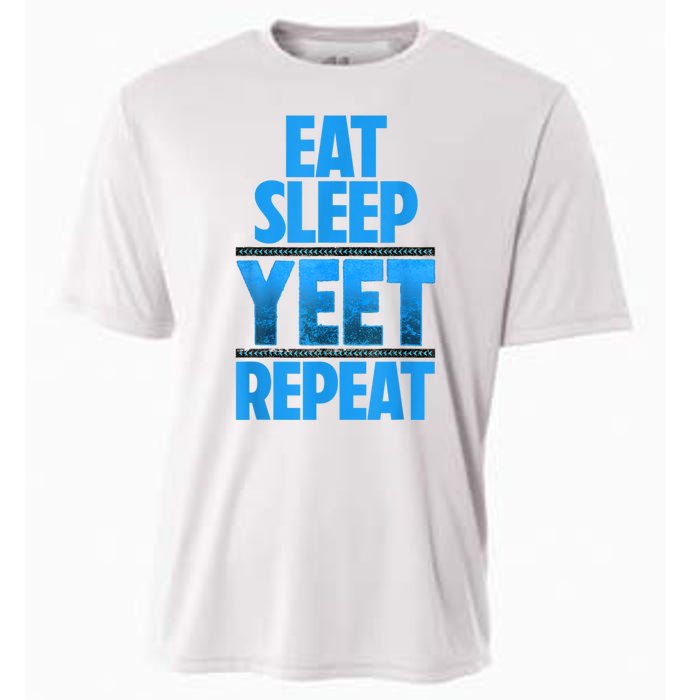 Eat Sleep Yeet Repeat Vintage Yeet Apparel Saying Cooling Performance Crew T-Shirt