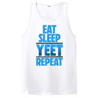 Eat Sleep Yeet Repeat Vintage Yeet Apparel Saying PosiCharge Competitor Tank