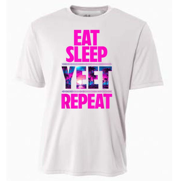 Eat Sleep Yeet Repeat Vintage Jeyuso Yeet Apparel Saying Cooling Performance Crew T-Shirt