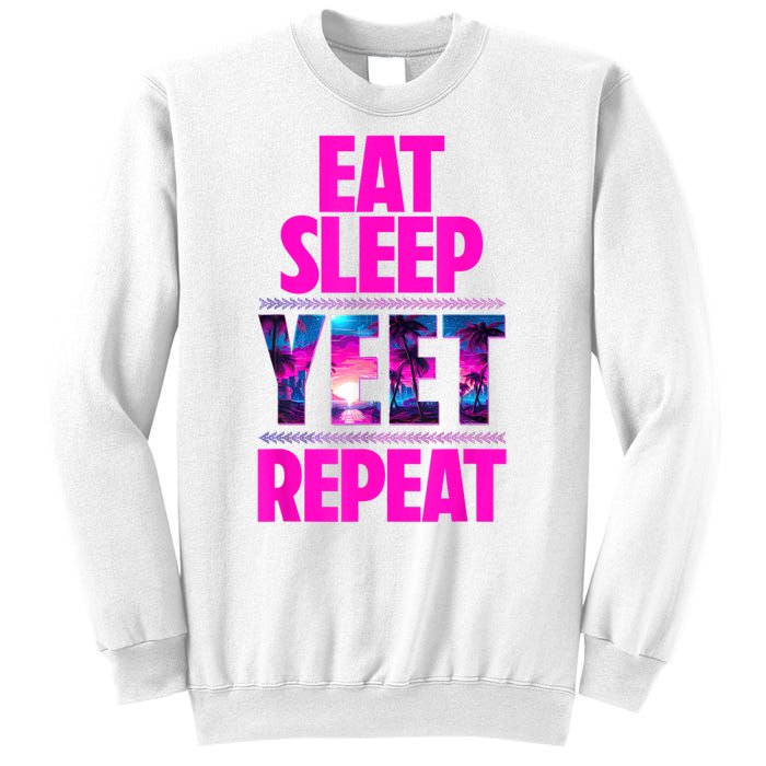 Eat Sleep Yeet Repeat Vintage Jeyuso Yeet Apparel Saying Sweatshirt