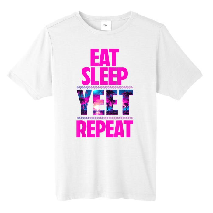 Eat Sleep Yeet Repeat Vintage Jeyuso Yeet Apparel Saying Tall Fusion ChromaSoft Performance T-Shirt