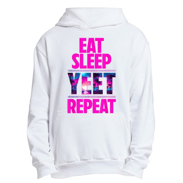 Eat Sleep Yeet Repeat Vintage Jeyuso Yeet Apparel Saying Urban Pullover Hoodie