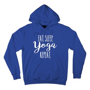 Eat Sleep Yoga Repeat Funny Love Yoga Cute Workout Gift Hoodie