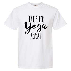 Eat Sleep Yoga Repeat Funny Love Yoga Cute Workout Gift Garment-Dyed Heavyweight T-Shirt