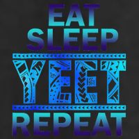 Eat Sleep Yeet Repeat Vintage Gift Beanie