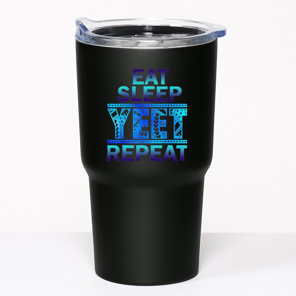 Eat Sleep Yeet Repeat Vintage Gift Tumbler