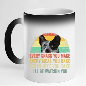 Every Snack You Make Blue Heeler Australian Cattle Dog Owner 11oz Black Color Changing Mug