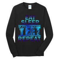 Eat Sleep Yeet Repeat Vintage Tall Long Sleeve T-Shirt