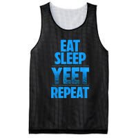 Eat Sleep Yeet Repeat Mesh Reversible Basketball Jersey Tank