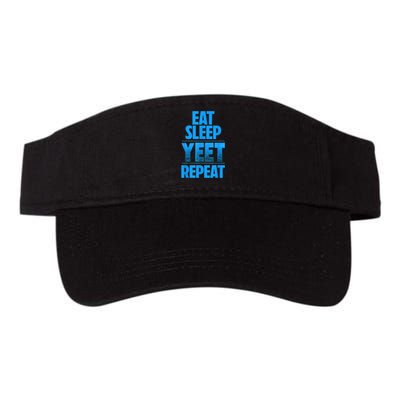 Eat Sleep Yeet Repeat Valucap Bio-Washed Visor