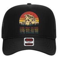 Every Snack You Make Dog Pit Bull Lover Pitbull High Crown Mesh Back Trucker Hat