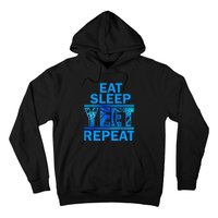 Eat Sleep Yeet Repeat Vintage Yeet Apparel Saying Hoodie