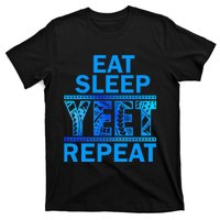 Eat Sleep Yeet Repeat Vintage Yeet Apparel Saying T-Shirt