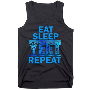 Eat Sleep Yeet Repeat Vintage Yeet Apparel Saying Tank Top