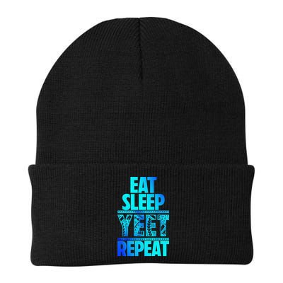 Eat Sleep Yeet Repeat Vintage Jey Yeet Beanie