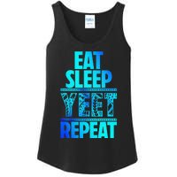 Eat Sleep Yeet Repeat Vintage Jey Yeet Ladies Essential Tank