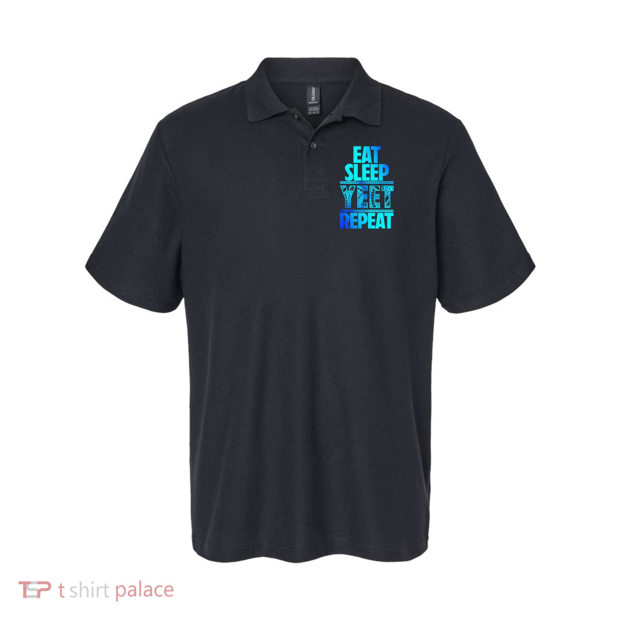 Eat Sleep Yeet Repeat Vintage Jey Yeet Polo