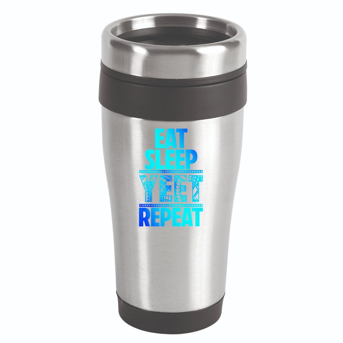 Eat Sleep Yeet Repeat Vintage Jey Yeet 16oz Travel Tumbler